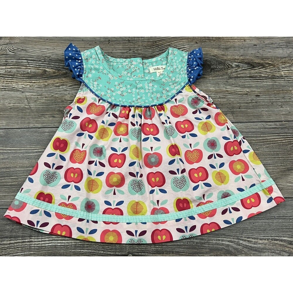 Girls Matilda Jane Friends Forever Shabby Apple Lucia Tunic Top Size 4 #18138T